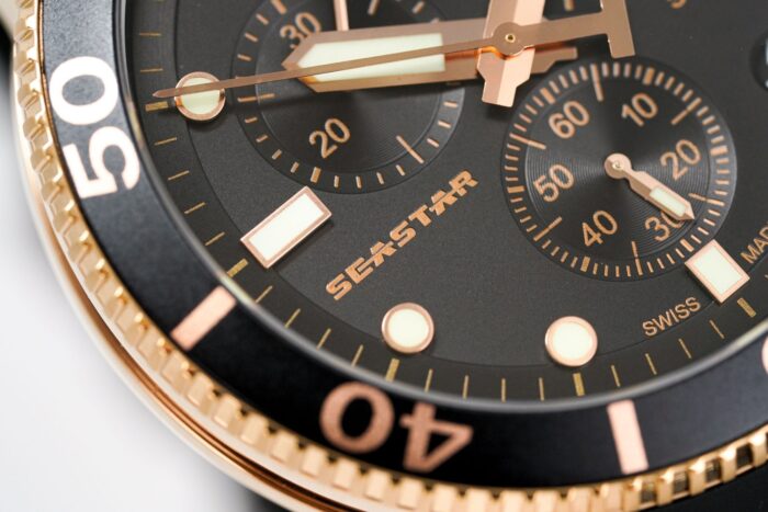 Tissot Chronograph Watch SEASTAR 1000 Rose Gold - T120.417.37.051.00 - Image 7